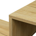 Double L Shaped Oak Tv Stand,Display Shelf ,Bookcase For Home Furniture,Oak Oak Particle Board