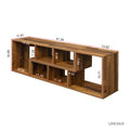 Double L Shaped Oak Tv Stand,Display Shelf ,Bookcase For Home Furniture,Fir Wood Oak Particle Board