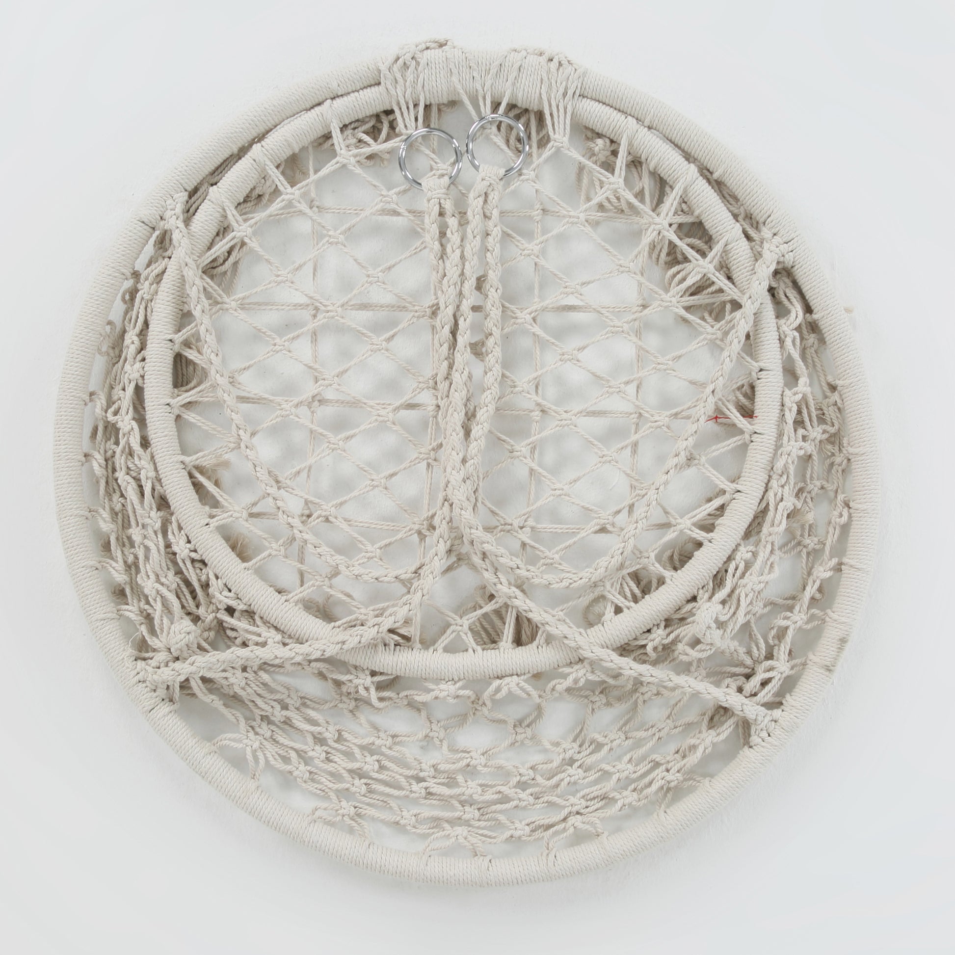 Hammock Chair Macrame Swing Max 330 Lbs Hanging Cotton Rope Hammock Swing Chair For Indoor And Outdoor Beige Cotton