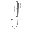 Eco Performance Handheld Shower With 28 Inch Slide Bar And 59 Inch Hose Matte Black Stainless Steel