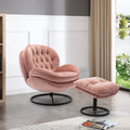 Accent Chair Tv Chair Living Room Chair Pink Sofa With Ottoman Pink Upholstered