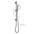 Eco Performance Handheld Shower With 28 Inch Slide Bar And 59 Inch Hose Matt Black Stainless Steel