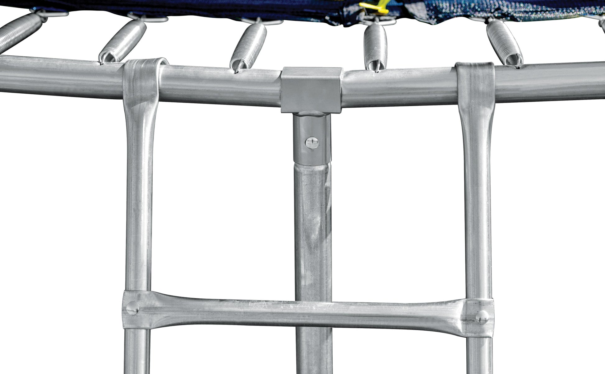 16Ft Trampoline With Balance Bar & Basketball Hoop&Ball, Astm Approved Reinforced Type Outdoor Trampoline With Enclosure Net Antique Blue Metal