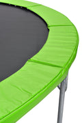 14Ft Trampoline For Kids And Adults With Net, Outdoor Recreational Trampolines For Family Green Metal