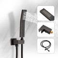 Ceiling Mounted Shower System Combo Set With Handheld And 10