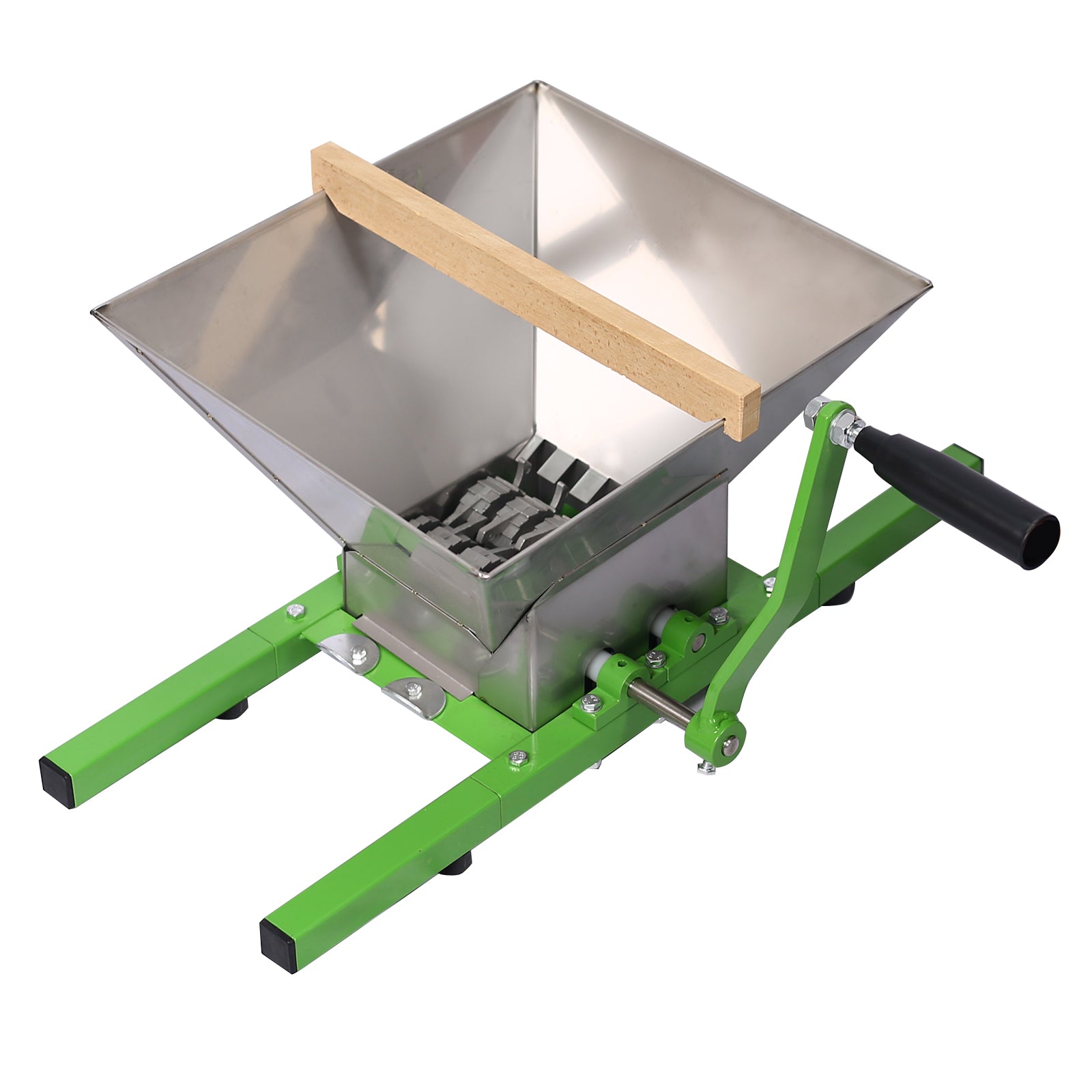 7L Manual Juicer Grinder,Portable Fruit Scratter Green Steel