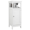 Bathroom Single Door Cabinet White Mdf