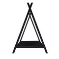 House Bed Tent Bed Frame Twin Size Metal Floor Play House Bed With Slat For Kids Girls Boysno Box Spring Needed Black Black Metal