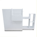 Bathroom Storage Cabinet Side Cabinet Space Saving Cabinet,White White Mdf