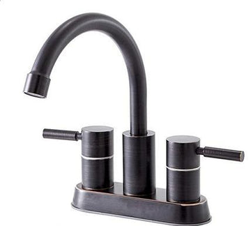 Bathroom Faucet Oil Rubbed Bronze 2 Handle Bathroom Sink Faucet 360 Degree High Arc Swivel Oil Rubbed Bronze Stainless Steel