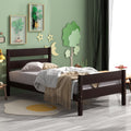 Twin Bed With Headboard And Footboard,Espresso Twin Espresso Pine