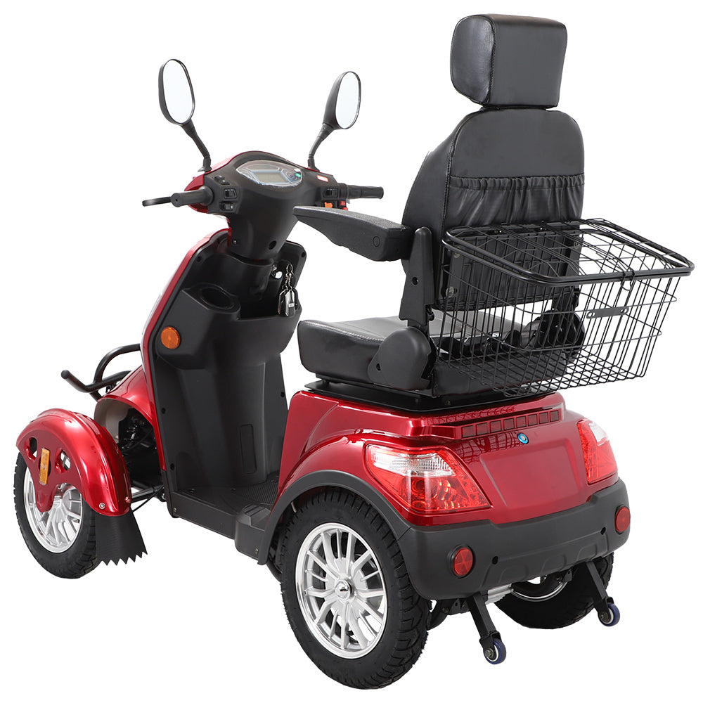 Electric Mobility Scooter With Big Size ,High Power Red Abs Pc