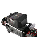 Electric Winch 12000 Lbs Steel Cable Wireless Remote Crystal Film Black Stainless Steel