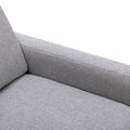 Wood Framed Upholstered Recliner Chair Adjustable Home Theater Seating With Thick Seat Cushion And Backrest Modern Living Room Recliners, Gray Old Sku:Pp289527Aae Gray Linen