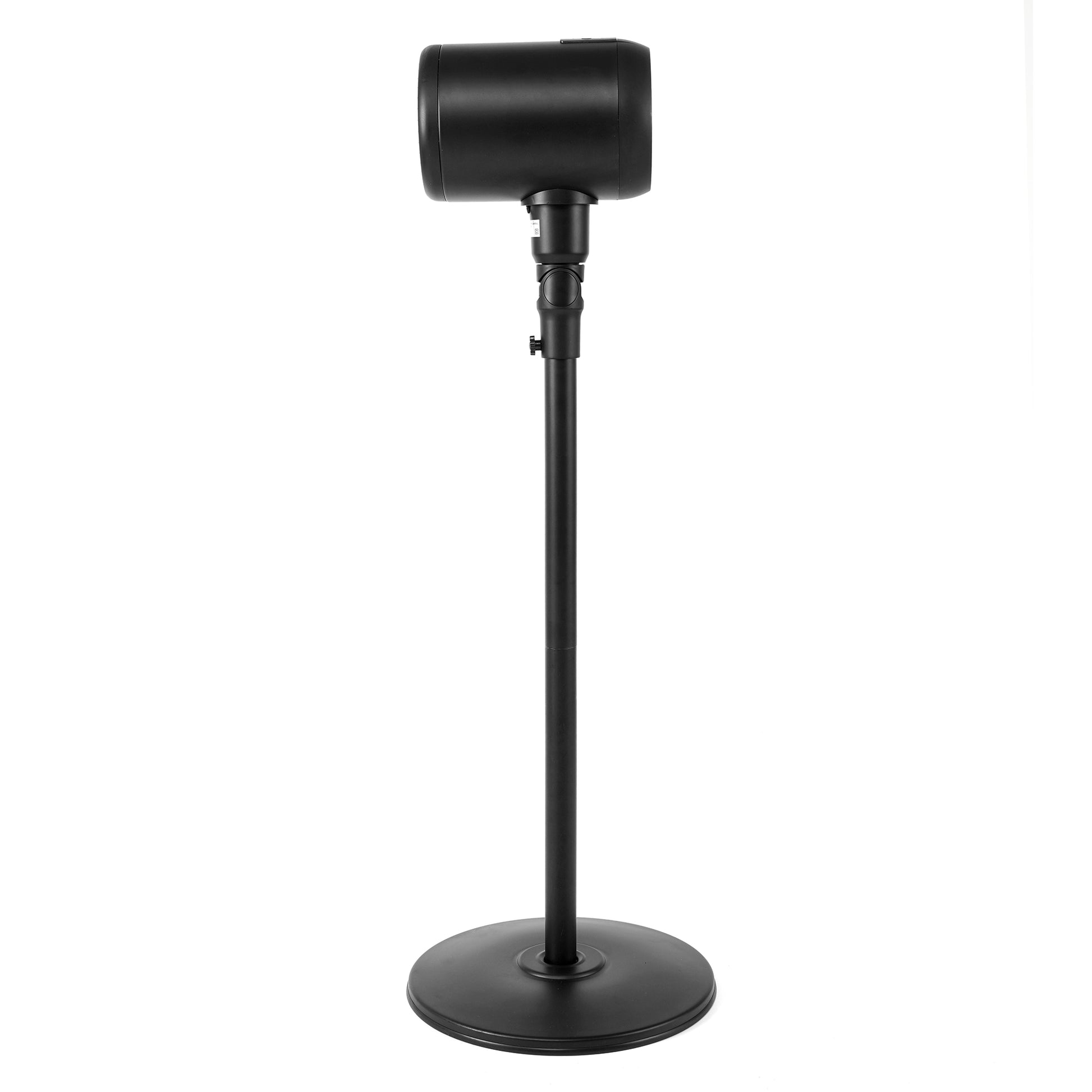 Simple Deluxe Metal Drum Jet Fan, Indoor And Outdoor Pedestal Fan, 6 Speed Rotatable Fan, With Remote Control, Suitable For Bedroom, Living Room And Office, Black 7 Inch, 7B Black Metal