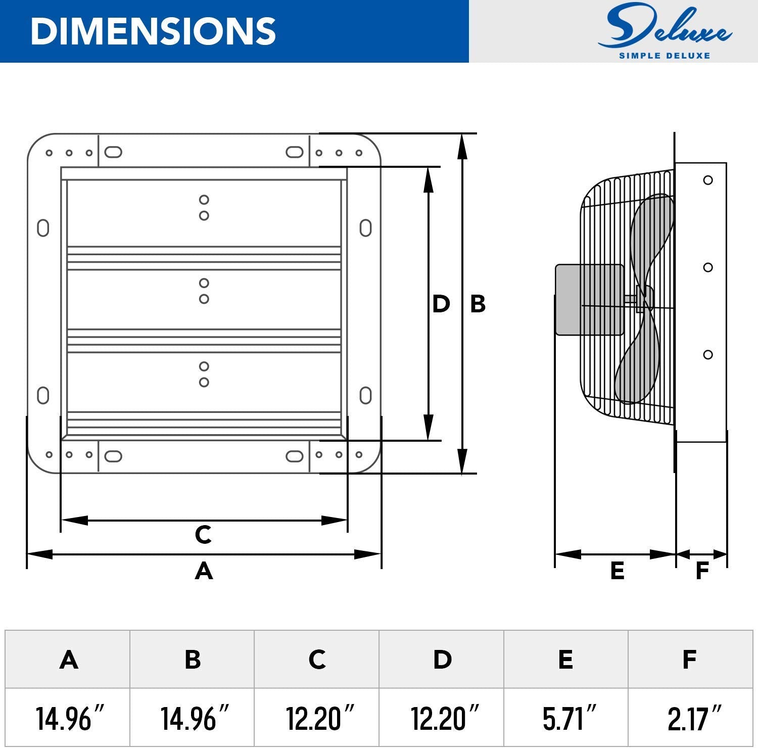 Ipower 12 Inch Variable Shutter Exhaust Fan Aluminum With Speed Controller And Power Cord Kit, 1620Rpm, 940 Cfm, 2 Pack, Silver Silver Aluminium