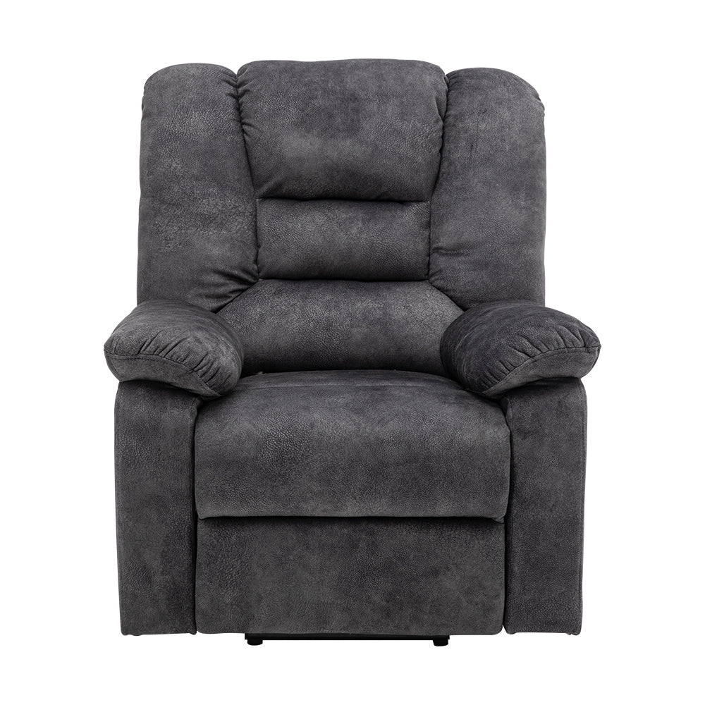 Recliners Lift Chair Relax Sofa Chair Livingroom Furniture Living Room Power Electric Reclining For Elderly Gray Fabric