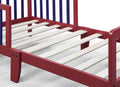 Twain Toddler Bed Red Blue Red Solid Wood