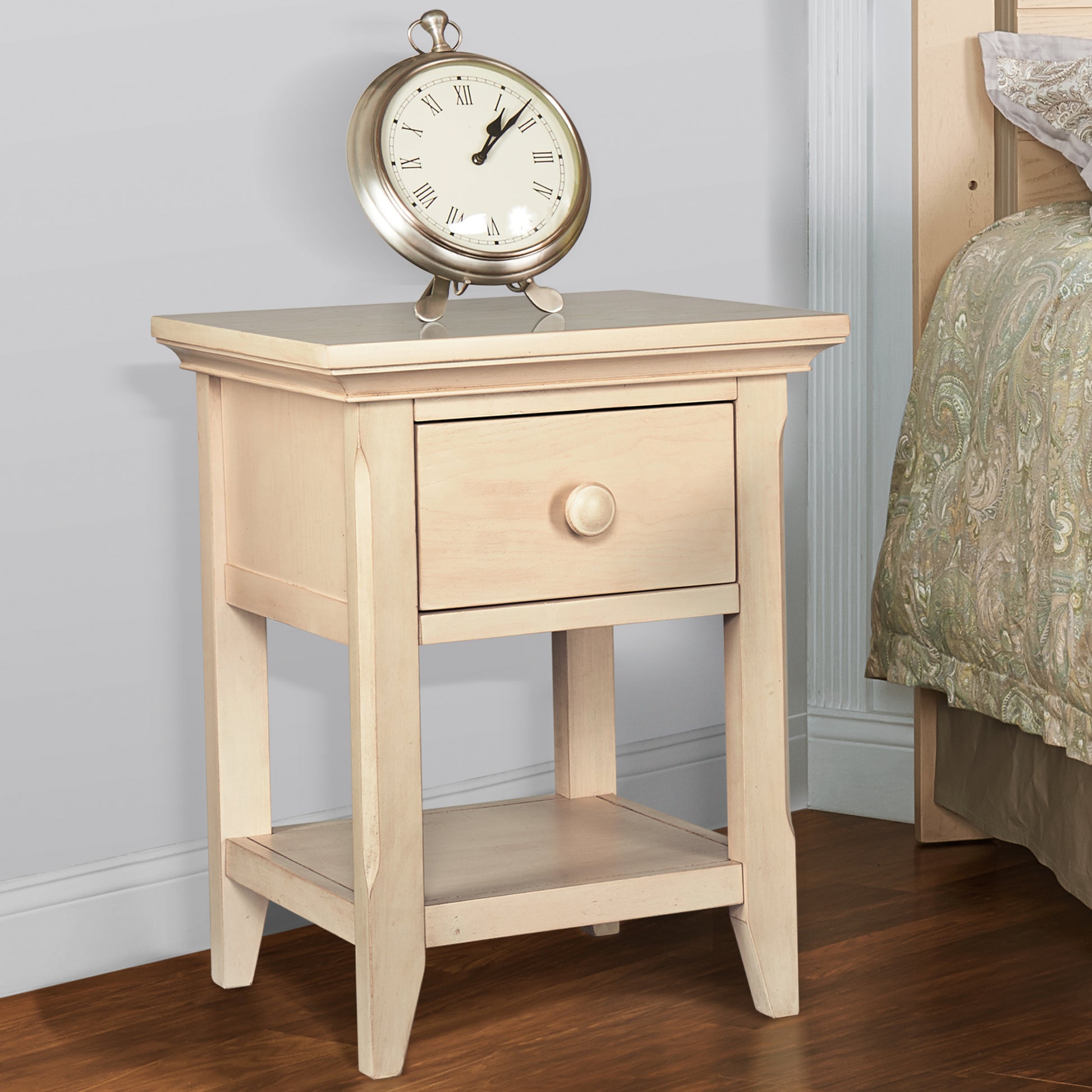 Overland Nightstand Sandstone Desert Sand Solid Wood