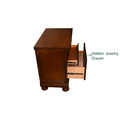 Baltimore King 4 Pc Storage Platform Bedroom Set Made With Wood In Dark Walnut Walnut Bedroom Transitional Wood