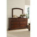 Baltimore Queen 5 Pc Storage Bedroom Set Made With Wood In Dark Walnut Dark Brown Transitional Wood