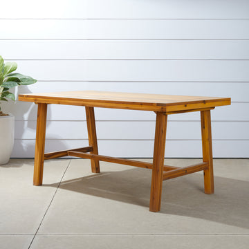 Miami Outdoor Patio Picnic Dining Table Teak Solid Wood