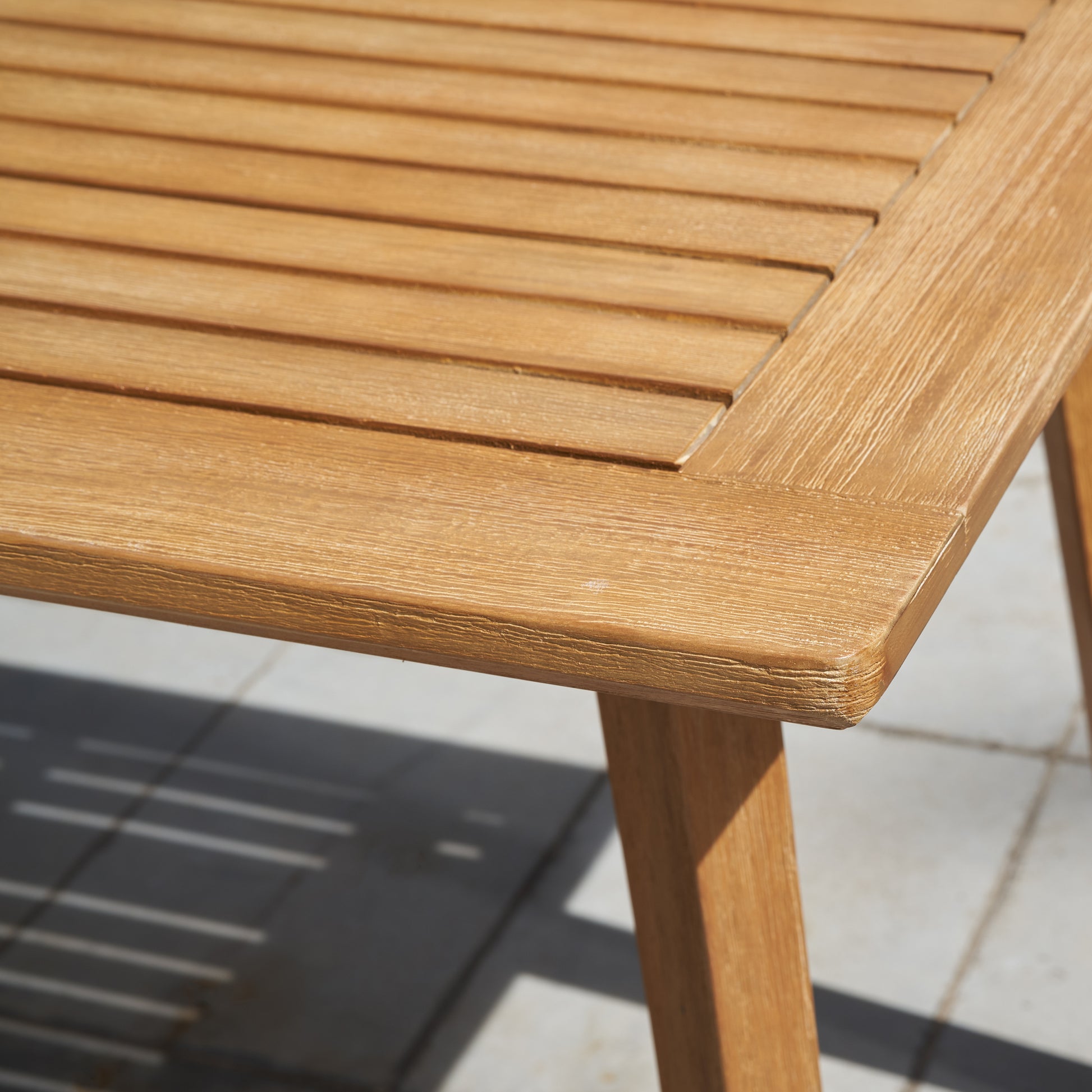Chesapeake Wood Dining Table Teak Solid Wood