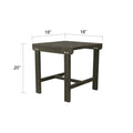 Renaissance Outdoor Patio Wood Side Table Teak Solid Wood