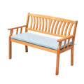 Kapalua Honey Nautical Eucalyptus Wooden Outdoor Garden Bench Teak Solid Wood