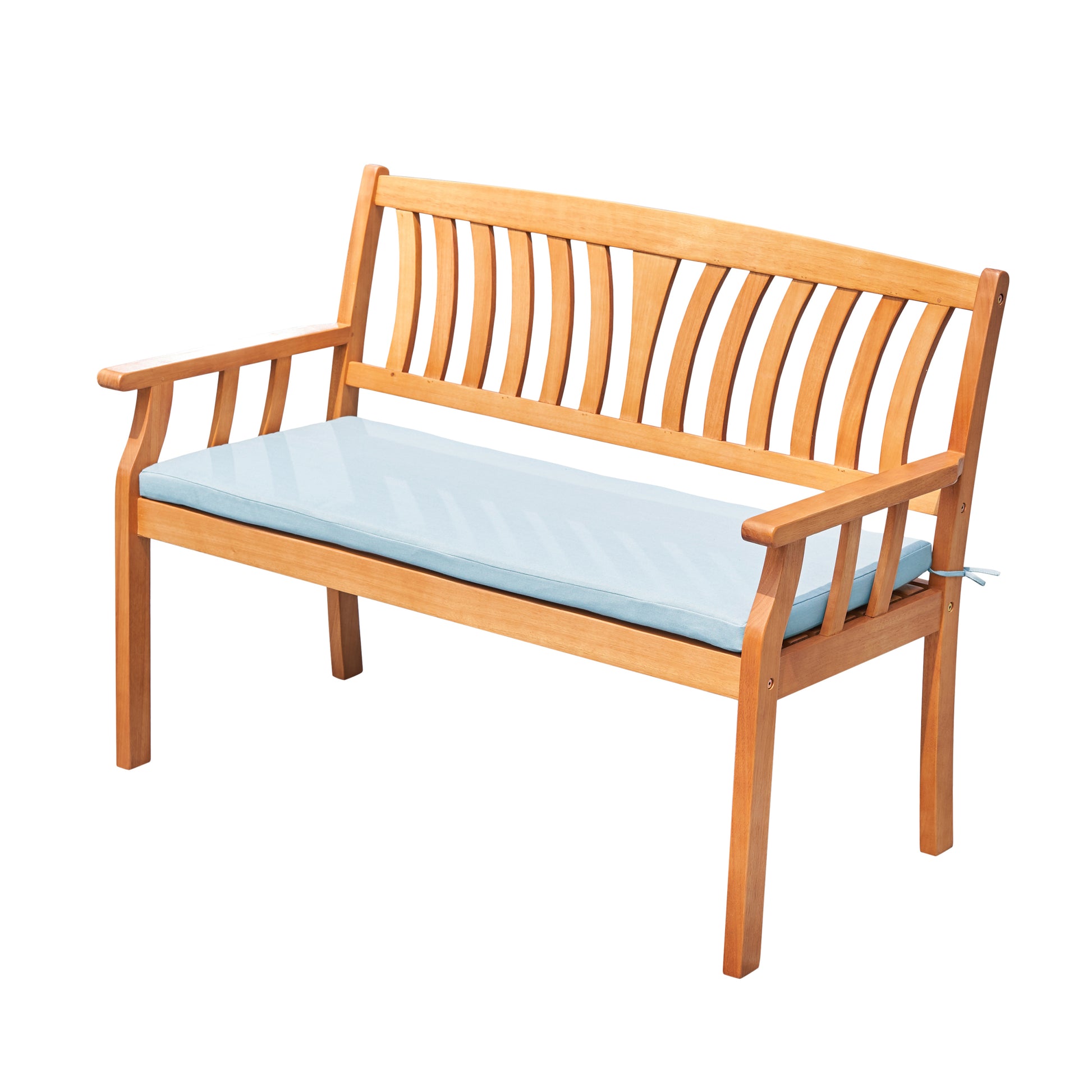 Kapalua Honey Nautical Eucalyptus Wooden Outdoor Garden Bench Teak Solid Wood