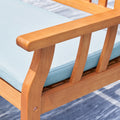 Kapalua Honey Nautical Eucalyptus Wooden Outdoor Garden Bench Teak Solid Wood