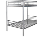 Twin Over Twin Metal Bunk Bed Silver Old Sku: Mf189201Naa Silver Metal Metal