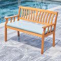 Kapalua Honey Nautical Eucalyptus Wooden Outdoor Garden Bench Teak Solid Wood