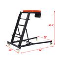 Engine Top Creeper,Foldable Rolling Creeper Black Metal