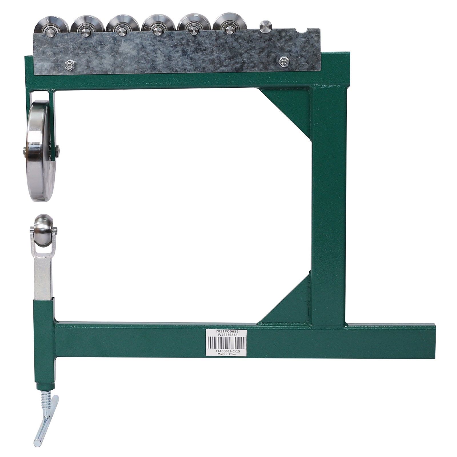 English Wheel Metal Shaping Benchtop Green Metal
