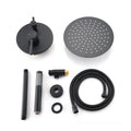 Ceiling Mount Round Shower Combo Set With 10