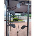 13X10 Outdoor Patio Gazebo Canopy Tent With Ventilated Double Roof And Mosquito Net Detachable Mesh Screen On All Sides ,Suitable For Lawn, Garden, Backyard And Deck,Gray Top Gray Metal