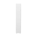 Side Cabinet With Aluminum Strip Lamp White Particle Board