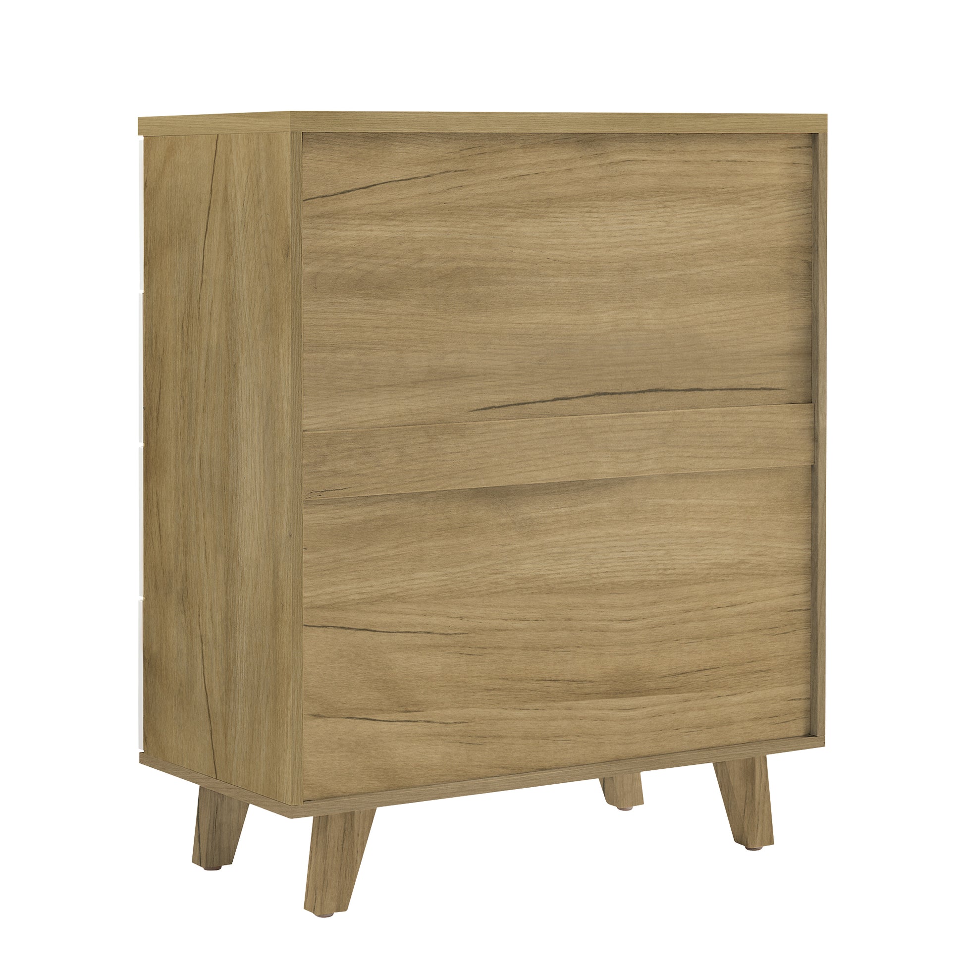 Drawer Dresser Cabinet Barcabinet, Buffet Sideboard Storage Cabinet, Buffet Server Console Tablestorge Cabinetsolid Solid Wood Handle Table Leg For Dining Roomliving Roomkitchenhallway Brown White 3 4 Drawers White Oak Primary Living Space Classic Foam