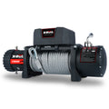 Electric Winch 13000 Lbs Steel Cable Wireless Remote Crystal Film Black Stainless Steel