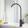 Kitchen Water Filter Faucet, Drinking Water Faucet Matte Black Stainless Steel