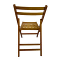 Furniture Slatted Wood Folding Special Event Chair Honey Color, Set Of 4, Folding Chair, Foldable Style Teak Solid Wood