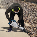 1700W 1850 Bpm Electric Demolition Jack Hammer 1 1 8 Inch Sds Hex Heavy Duty Concrete Pavement Breaker Drills Kit Silver Aluminium