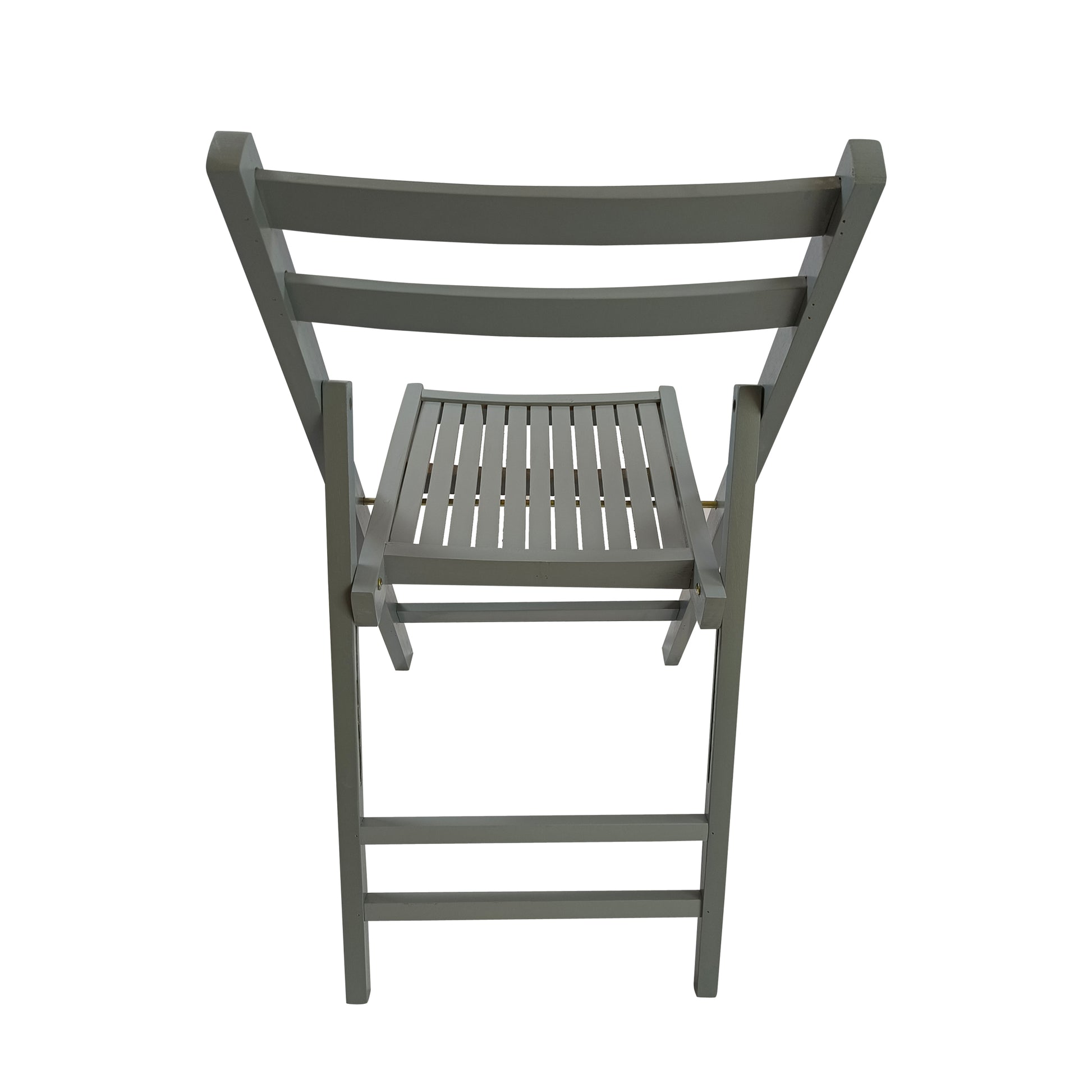Furniture Slatted Wood Folding Special Event Chair Gray, Set Of 4, Folding Chair, Foldable Style Gray Solid Wood