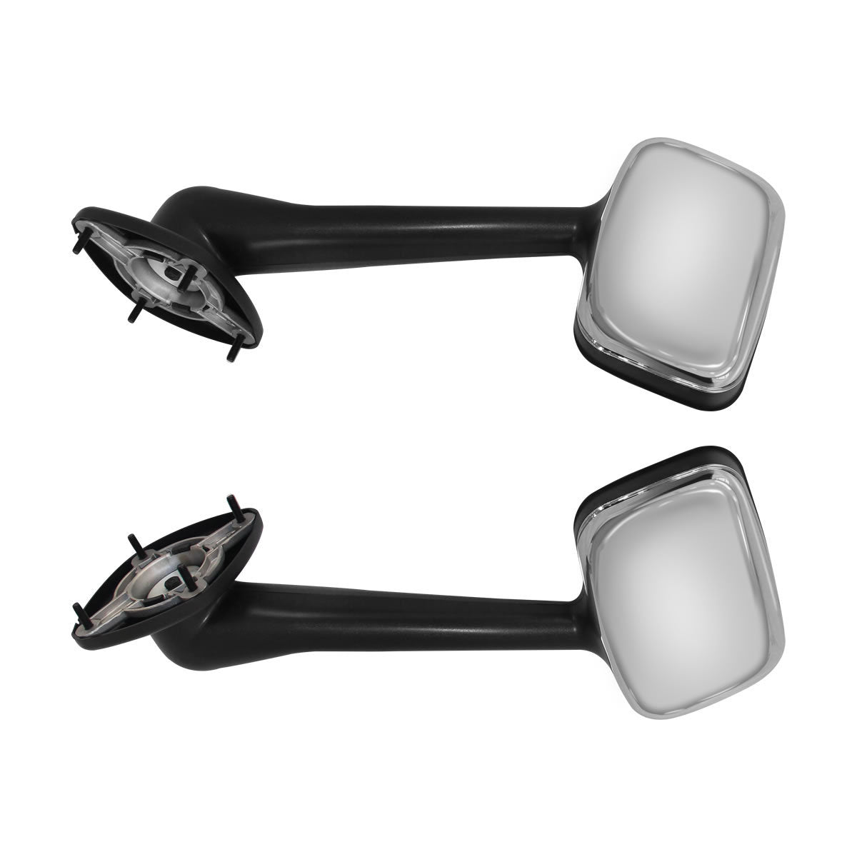 For Freightliner Cascadia 2008 2016 Hood Mirrors Chrome Lh Rh Side Pair Chrome Plastic