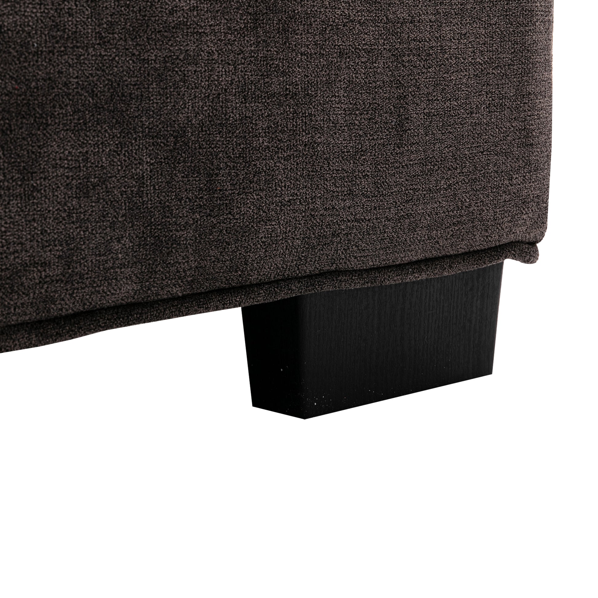 Coolmore Modern Upholstered Chair Leisure Sofa Lazy Sofa Plastic Legs And Pillow Removable Armless Accent Chair For Living Room,Bedroom,Office Grey Linen Grey Foam Linen