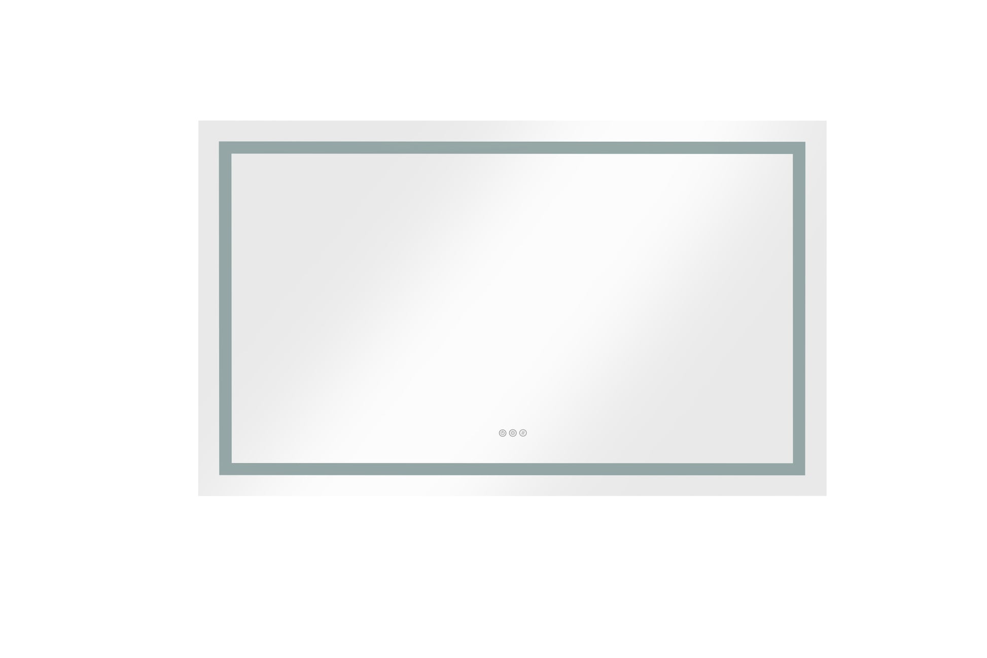 72 In. W X 36 In. H Frameless Led Single Bathroom Vanity Mirror In Polished Crystal Bathroom Vanity Led Mirror With 3 Color Lights Mirror For Bathroom Wall Smart Lighted Vanity Mirrors Dimm White Aluminium