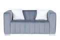 A Modern Channel Sofa Take On A Traditional Chesterfield,Grey Color,Seater Grey Velvet