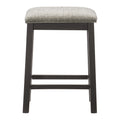 Casual Style Counter Height Dining 5Pc Set Gray Finish Multifunctional Table With 4X Stools Upholstered Cushion Seat Drawers Shelves Table Dining Kitchen Set Gray Seats 4 Dining Room Casual,Industrial Rectangular Dining Table With Chair Wood