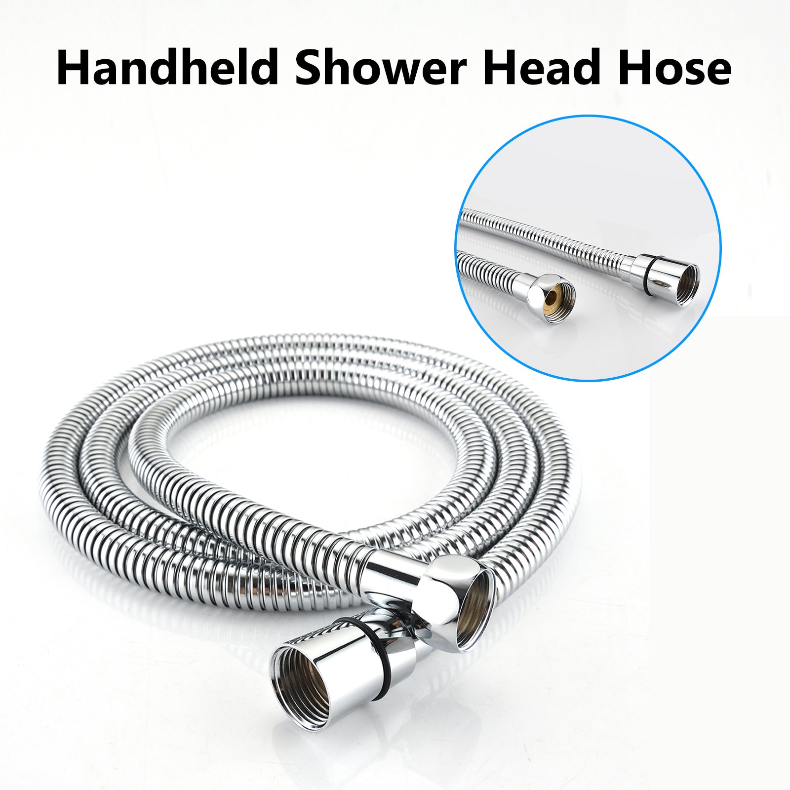 Shower System With Tub Spout Rain Shower Tub Set, High Pressure Dual 2 In 1 Shower Combo Faucet With Valve Chrome Abs